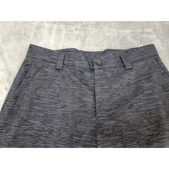Mens Slazenger Golf Pants Black Gray‎ Flat Front Size 32 x 32 Pants EUC - Picture 3 of 7